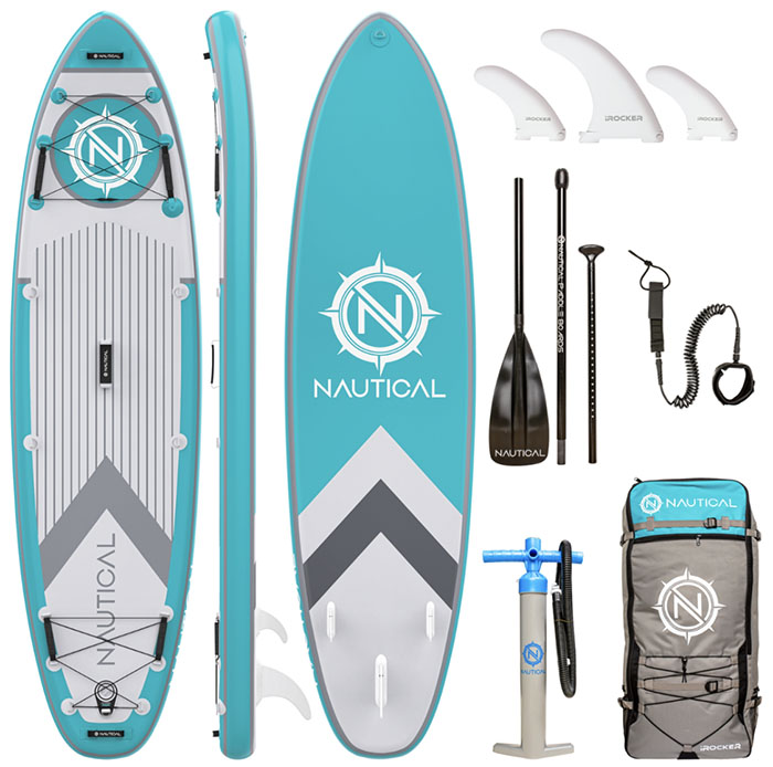 iRocker Nautical stand up paddle board (SUP) teal